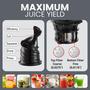 Imagem de Elite Gourmet Juicer Masticating Cold Press com Boca Larga 5.2" (Grafite)