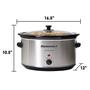 Imagem de Elite Gourmet MST-900V Panela Elétrica Slow Cooker 8,5L Aço Inoxidável