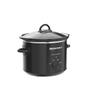 Imagem de Elite Gourmet Panela Elétrica Slow Cooker 3 Qt com Tampa de Vidro (Preta)