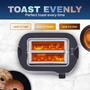 Imagem de Elite Gourmet Torradeira 2 Fatias com Função Bagel e Timer (Inox)