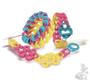 Imagem de Elos Torcido Kit Pulseira Bijuteria Infantil DIY Artesanal