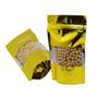 Imagem de Embalagem Com Visor 10x15 Dourado Saco Zip Lock