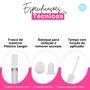 Imagem de Embalagem Para Gloss Labial Quadrada 4,5Ml Via - 10Und