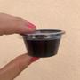 Imagem de Embalagem para Molho com Tampa Preto 30ml F695 Fibraform c/100un
