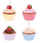 Imagem de Embalagem Pet Quad P/4 Doce Cupcake Sanpack S-15 C/200 (2Cx)