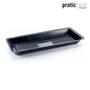 Imagem de Embalagem Plástica Retangular Temaki Lanche Sushi 6 Praticpack - 21x9x4cm - 50 Unidades