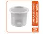 Imagem de Embalagem Pote Redondo com tampa de 1.000ml G315 Cristal com 20 unidades