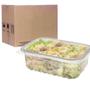 Imagem de Embalagem Retangular 500ml Atacado 96un Microondas Freezer