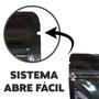 Imagem de Embalagem Saquinho Stand Up Pouch 10x19,5 Cm Metalizado Frente Transparente Fecho Zip 10 Unidades