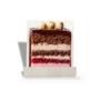 Imagem de Embalagem Slice Cake Para Fatia de bolo 30 un + 30 Celofane