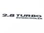 Imagem de Emblema '2.8 turbo intercooler' s10 blazer 03/... preto