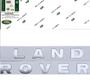 Imagem de Emblema Adesivo Capô Ou Trás Land Rover Abs Alto Relevo