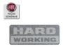 Imagem de Emblema Adesivo Hard Working Fiat Strada 13 14 18 Original