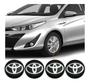 Imagem de Emblema Adesivo Resinado 48 Mm Toyota Corolla Calota Roda