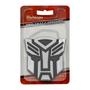 Imagem de Emblema Adesivo Transformers Cromado C/ Preto Universal 7,5 cm x 8 cm 