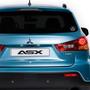 Imagem de Emblema Awd Asx Outlander Adesivo Traseiro Preto Mitsubishi