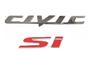 Imagem de Emblema Civic Cromado + Si Honda New 2007 2008 2009 2010 2011 (kit 2 Peças)