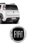 Imagem de Emblema Fiat Preto Logo Traseira Mala Novo Uno 2011 2012 2013 2014 2015