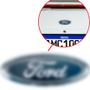 Imagem de Emblema Ford Oval Ford 1999 Encaixe Mala Cromado Azul