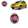 Imagem de Emblema Grade da Frente Fiat Linea 95MM Vermelho Adesivo