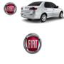 Imagem de Emblema Grade da Frente Fiat Punto 95MM Vermelho Adesivo