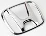 Imagem de Emblema Honda Logo H Cromado Porta Malas Traseiro Fit 2009 2010 2011 2012 2013 2014