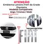 Imagem de Emblema Letreiro Cromado Grade Dianteira Fiat Cronos 2021 2022 Original