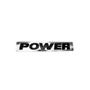 Imagem de Emblema Letreiro Power Plaqueta Cromado com Preto Gol G5 2009 a 2012