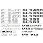 Imagem de Emblema Mercedes Benz AMG para Porta-Malas - GLC200, GLC250, GLE400, GLS450, V8, V12 Biturbo 4MATIC