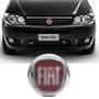 Imagem de Emblema Porta Malas Grade Dianteira Fiat e Capô Uno Fiorino 01 a 04 Palio Young Vermelho Fixação por