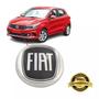 Imagem de Emblema Preto Grade Dianteira Fiat Argo 2017 A 2022 Todos