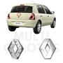 Imagem de Emblema Traseiro Cromado Renault Clio 2013 2014 2015 2016