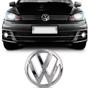 Imagem de Emblema Volkswagen Grade Dianteira Gol Voyage G6 13 a 16 Gol Voyage G8 2018 Cromado Fita Dupla Face