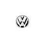 Imagem de Emblema VW Grade Cromado Fundo Preto Gol Apollo Logus Parati Pointer Saveiro Voyage 1991 a 1995