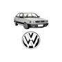 Imagem de Emblema VW Grade Cromado Fundo Preto Gol Apollo Logus Parati Pointer Saveiro Voyage 1991 a 1995