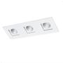 Imagem de Embutido Foco Recuado Click 3xAR70 GU10 BL1412/3 BR Fosco