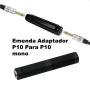 Imagem de Emenda Adaptador P10 X P10 Mono Sound Sem Perda Da Qualidade Do Sinal 0030004