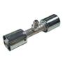 Imagem de Emenda Ar Cond Reta 12mm Com Ventil R12 Alumínio Com Clip