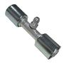 Imagem de Emenda Ar Cond Reta 12mm Com Ventil R12 Alumínio Com Clip