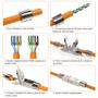 Imagem de Emenda Blindada STP CAT6A 22 a 24AWG