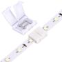 Imagem de Emenda Conector Branco Para Fita Led Sigle Color 8 Mm