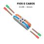 Imagem de Emenda Eléctrica Conector Tipo Borne 10 pcs Duplo Pct 2-2