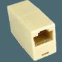 Imagem de Emenda Modular Jack 8P8C RJ45 - 10pc Cor BEGE 4711D