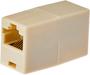 Imagem de Emenda para Cabo de Rede - Conecte 2 cabos RJ45 com padrão 568A - 8 Vias - Entrada e Saída Fêmea