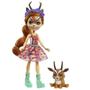 Imagem de Enchantimals Gabriela Gazelle Doll (6-in) & Racer Animal Friend Figure da Sunny Savanna Collection, Small Doll with Removable Skirt and Accessories, Great Gift for 3 to 8 Year Old Kids