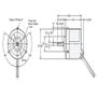 Imagem de Encoder Incremental Onrom 360 P/R Pnp E6C2-Cwz6B 12-24V Eixo 8Mm A/B/Z (F34)