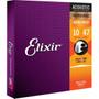 Imagem de Encordoamento Para Violão .010 Extra Light Phosphor Bronze Nanoweb 16002 Elixir