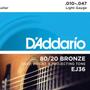 Imagem de Encordoamento Violao 12 Cordas ACO EJ36 010 80/20 Bronze D Addario