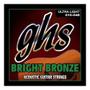 Imagem de Encordoamento Violao Aço Ghs Bb10u Bright Bronze 010 Usa