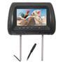 Imagem de Encosto Com Tela Lcd Unidade Grafite Cinza Escuro Fiat Stilo 2002 2003 2004 2005 2006 7 Polegadas Dependente Espelhamento Multimídia